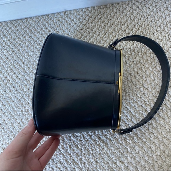 Rare vintage Bienen Davis 1940’s black purse - Picture 5 of 8